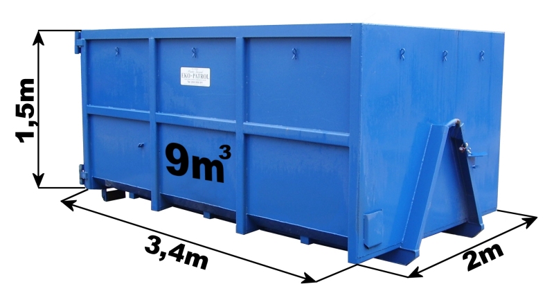 kontejner 9m3.